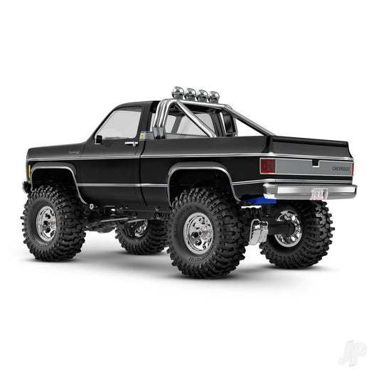 Traxxas TRX-4m Chevrolet 1979 K10 1:18 4WD elektrische trailcrawler, zwart TRX97064-1-BLK (schaduwvoorraad)