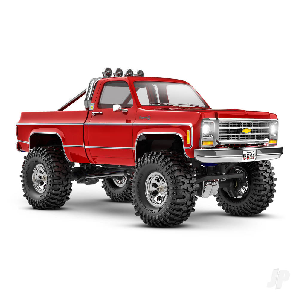 TRAXXAS TRX-4m Chevrolet 1979 K10 1:18 4WD Trail Crawler elettrico, Rosso TRX97064-1-RED (stock del fornitore - disponibile su ordinazione)