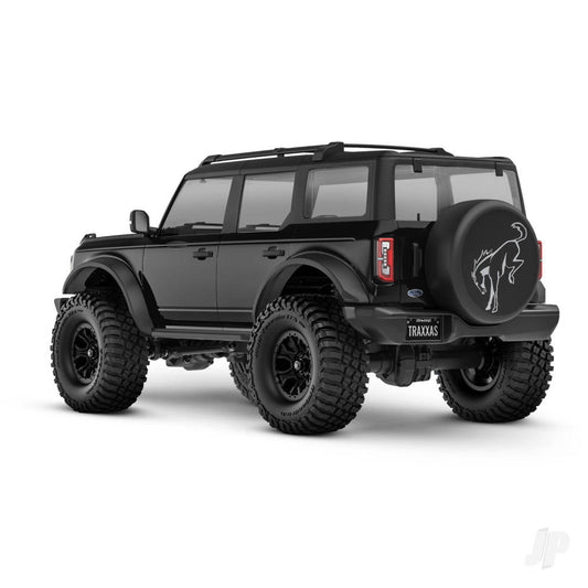 TRX-4M 2021 Ford Bronco 1:18 4X4 Electric Trail Crawler, Black (+ TQ 2-ch, ECM-2.5, Titan 87T, 750mAh 2-Cell LiPo, USB Charger) TRX97074-1-BLK