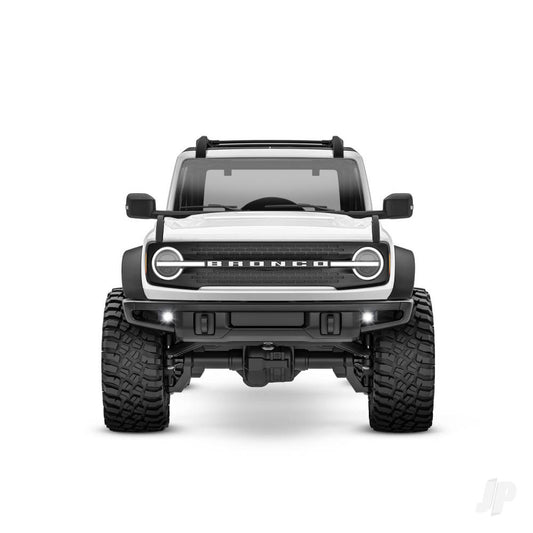 Traxxas TRX-4M 2021 Ford Bronco 1:18 4X4 elektrische trailcrawler, wit TRX97074-1-WHT (schaduwvoorraad)
