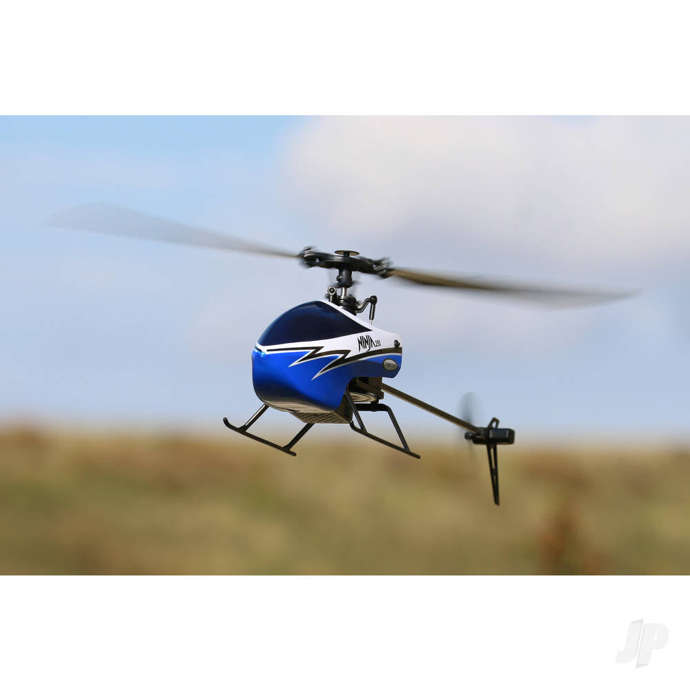 Ninja 250 Helicopter with Co-Pilot Assist, 6-Axis Stabilisation and Altitude Hold (Blue) TWST1001B