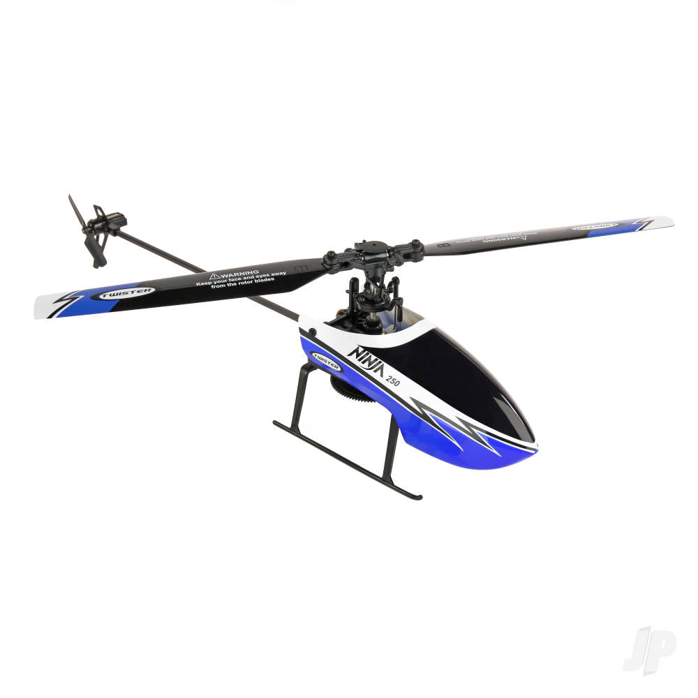 Ninja 250 Helicopter with Co-Pilot Assist, 6-Axis Stabilisation and Altitude Hold (Blue) TWST1001B (shadow stock)