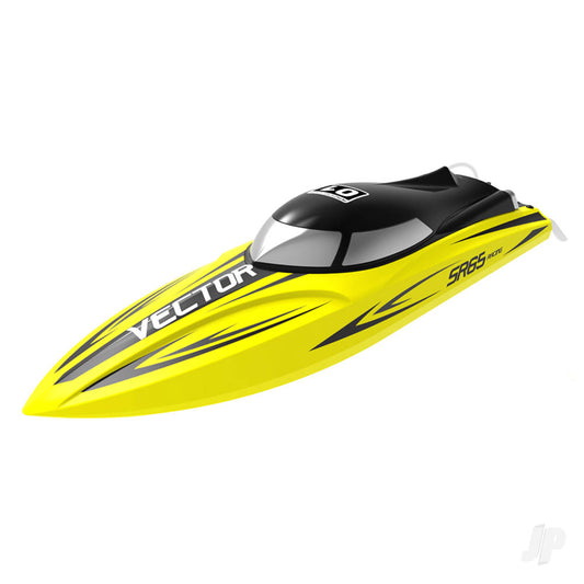 VOLANTEX Vector SR65 Brushed RTR Racing Boat (giallo) VOL79205BY (stock del fornitore - disponibile su ordinazione) 