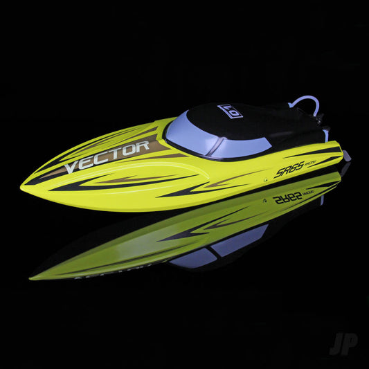 VOLANTEX Vector SR65 Brushed RTR Racing Boat (giallo) VOL79205BY (stock del fornitore - disponibile su ordinazione) 