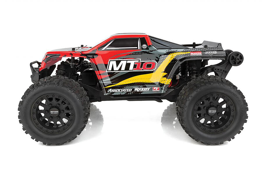 Team Associated Rival MT10 Brushless RTR Truck V2 - Red with Battery and Charger  AS20518C (Shadow stock)