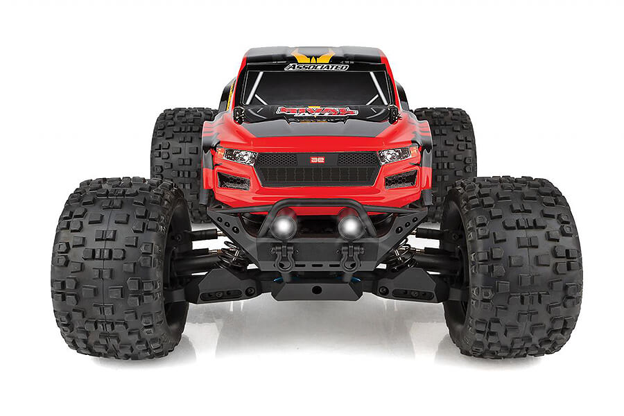 Team Associated Rival MT10 Brushless RTR Truck V2 - Rosso con batteria e caricabatterie AS20518C (stock Shadow)