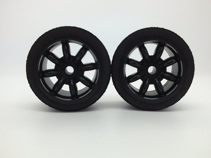 KAMTEC Black Minilite Wheels and Pink Medium Tyres