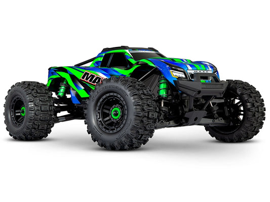 Traxxas Green Maxx 1:10 4X4 Monster Truck RTR elettrico senza spazzole TRX89086-4-GRN (STOCK SHADOW)