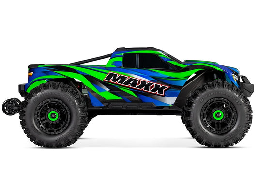 Traxxas Green Maxx 1:10 4X4 Monster Truck RTR elettrico senza spazzole TRX89086-4-GRN (STOCK SHADOW)