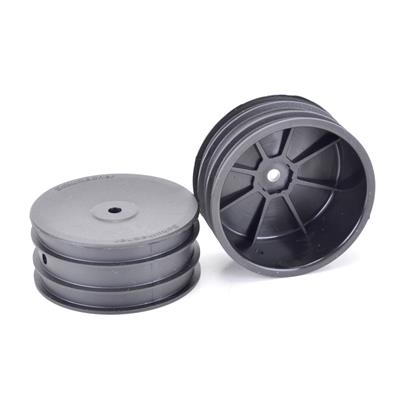 Schumacher WHEEL; HEX FRONT - BLACK - 4WD - PR   U4495