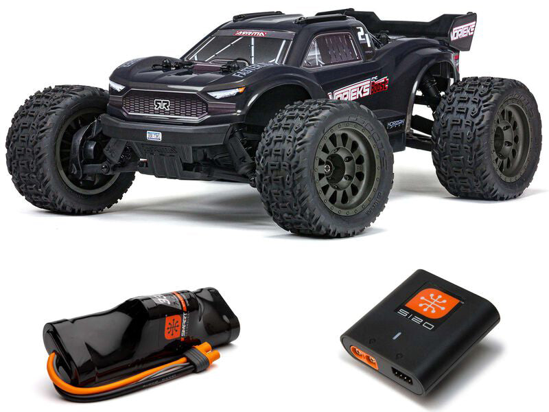 Arrma Vorteks Boost 4X2 550 Mega 1/10 2WD ST Gunmetal met Batt Chg ARA4105SV4T2