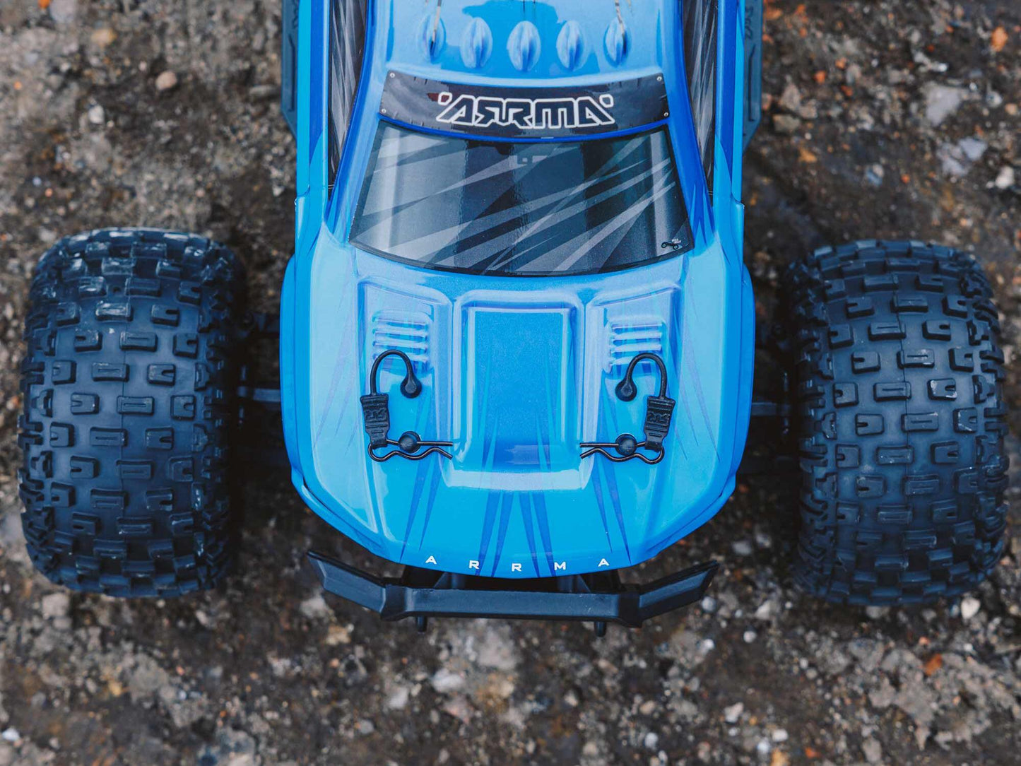 ARRMA Granite Boost 4X2 550 Mega 1/10 2WD MT Blauw ARA4102V4T2