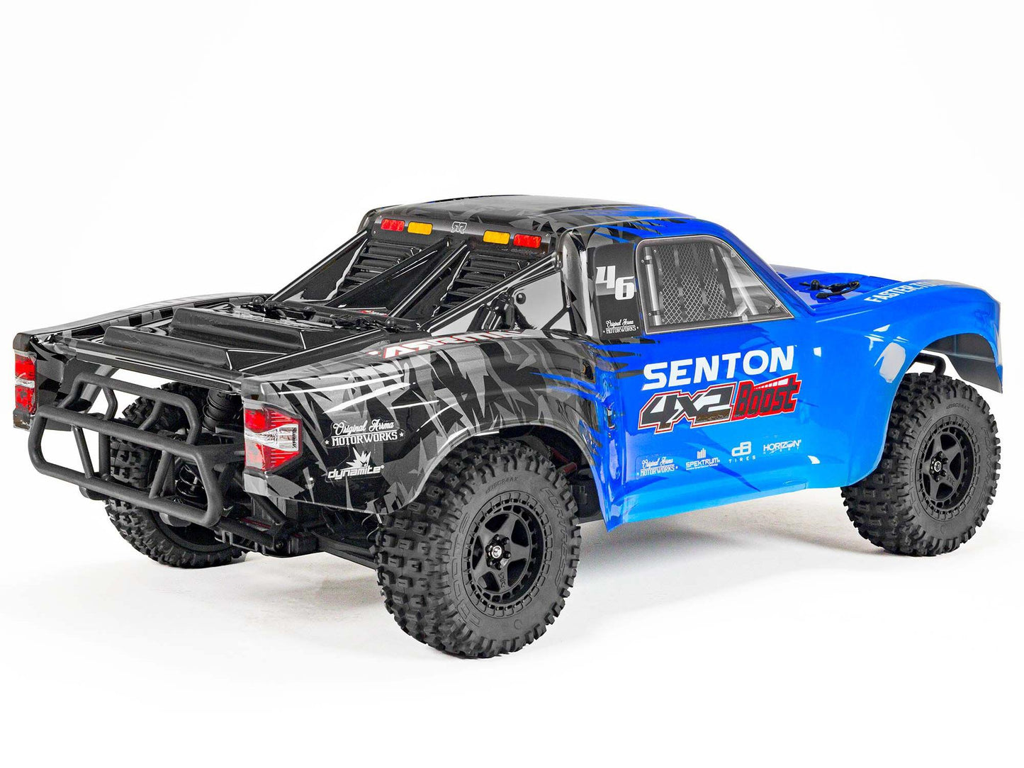 ARRMA Senton Boost 4X2 550 Mega 1/10 2WD SC Blauw met Batt Chg ARA4103SV4T2 (leveranciersvoorraad - beschikbaar op bestelling)