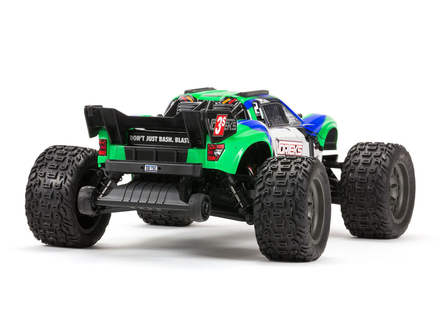 ARRMA Vorteks 4X4 3S BLX 1/10 Stadium Truck RTR, Groen ARA4305V3BT3 (leveranciersvoorraad - op bestelling leverbaar)