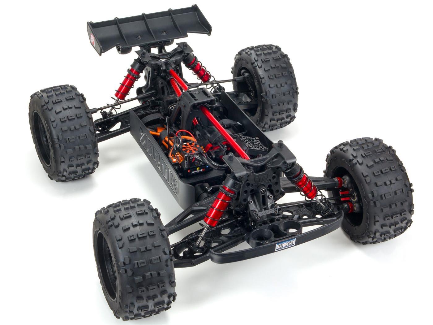 Outcast 4X4 8S BLX 1/5th Stunt Truck Red ARA5810B (shadow stock, available to order)