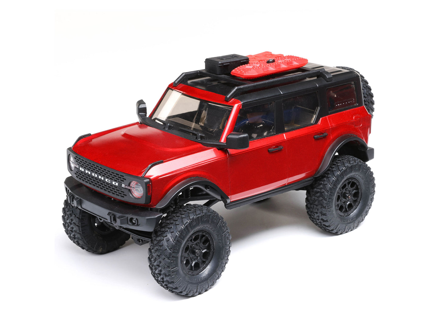 AXIAL 1/24 SCX24 2021 Ford Bronco 4WD Truck Brushed RTR, Red AXI00006T1