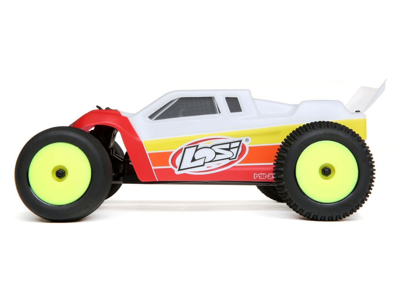 LOSI Mini-T 2.0 2WD stadiontruck borstelloos RTR, rood LOS01019T1