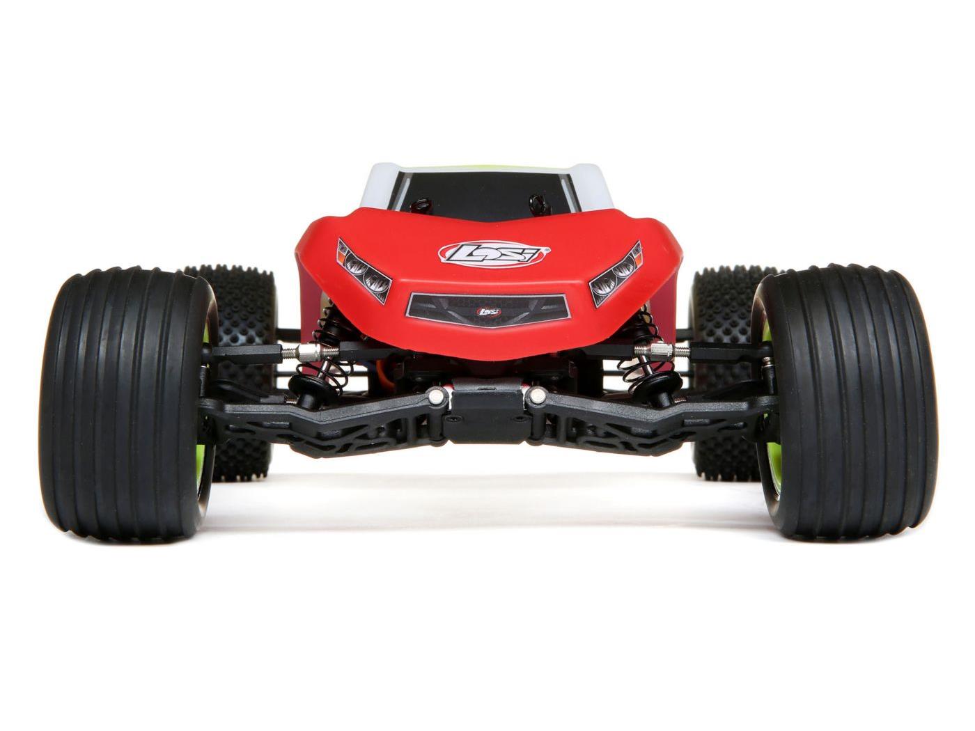 LOSI Mini-T 2.0 2WD stadiontruck borstelloos RTR, rood LOS01019T1