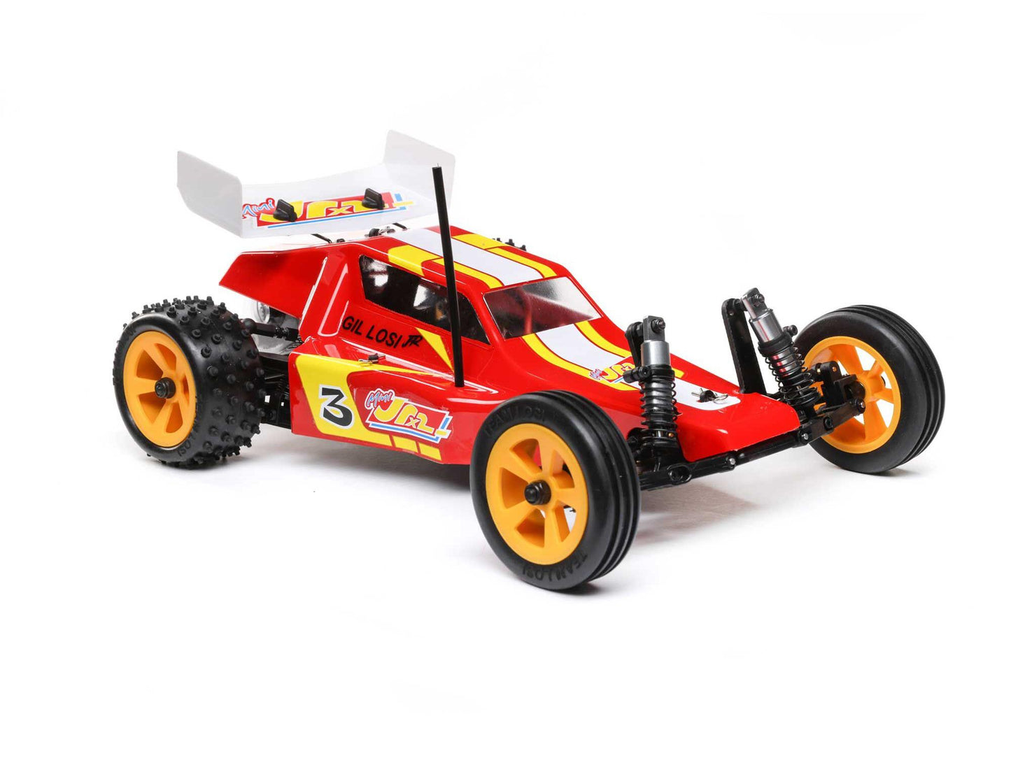 LOSI 1/16 Mini JRX2 geborstelde 2WD Buggy RTR, rood LOS01020T1 