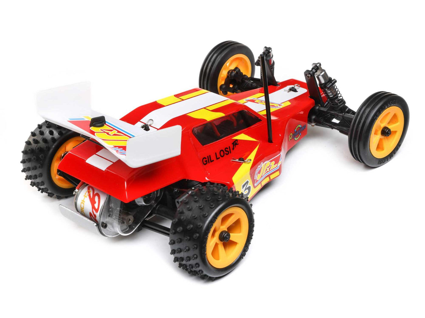 LOSI 1/16 Mini JRX2 geborstelde 2WD Buggy RTR, rood LOS01020T1 