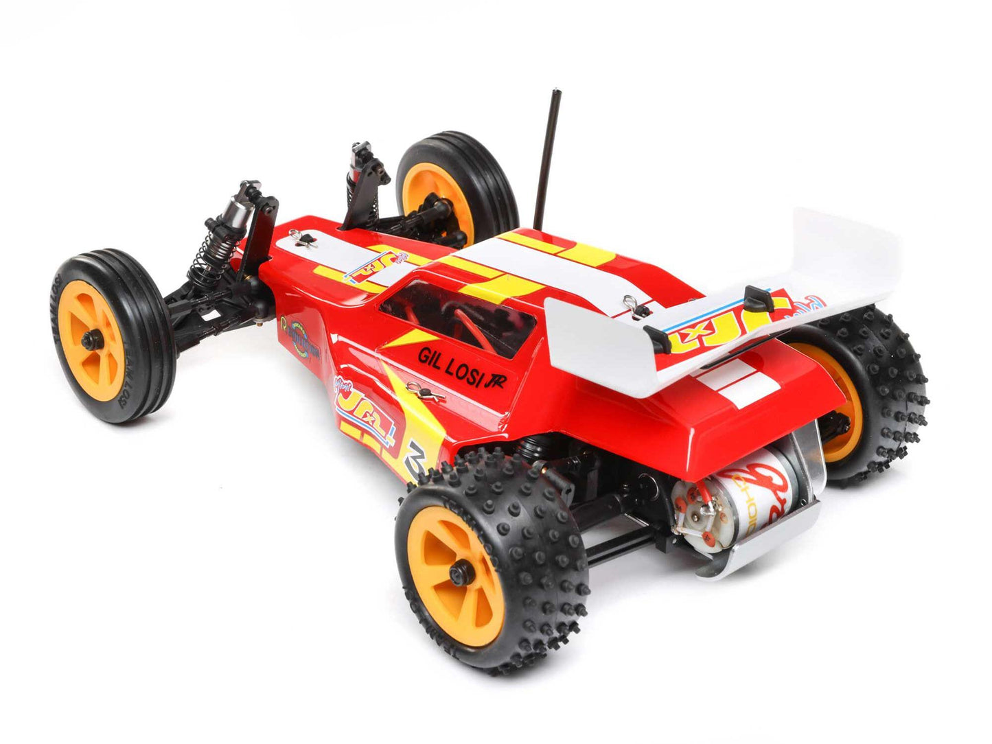 LOSI 1/16 Mini JRX2 geborstelde 2WD Buggy RTR, rood LOS01020T1 