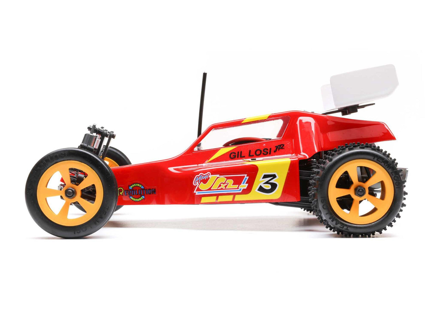 LOSI 1/16 Mini JRX2 geborstelde 2WD Buggy RTR, rood LOS01020T1 