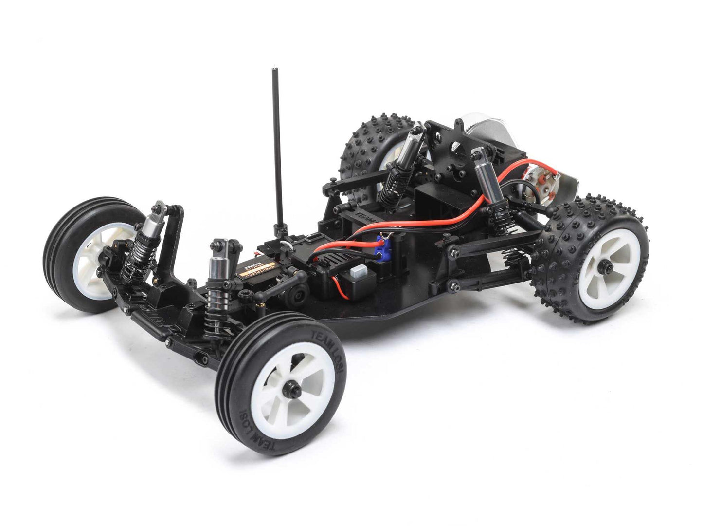 LOSI 1/16 Mini JRX2 geborstelde 2WD Buggy RTR, rood LOS01020T1 