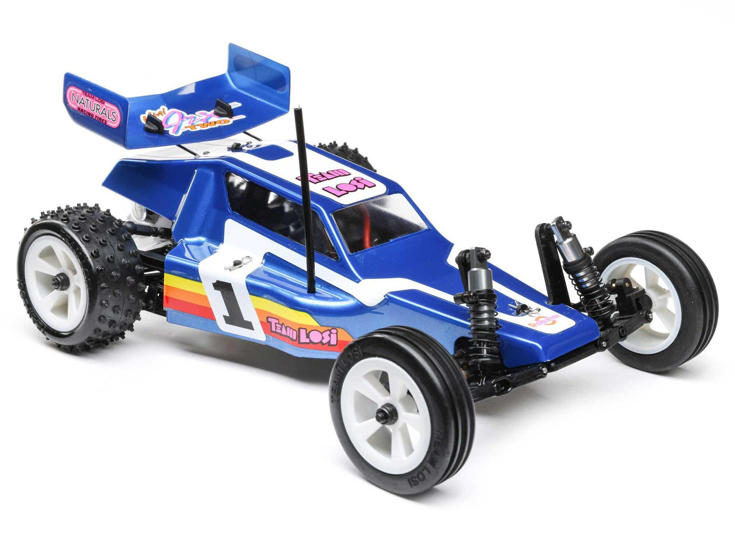 LOSI 1/16 Mini JRX2 spazzolato 2WD Buggy RTR, blu LOS01020T2 