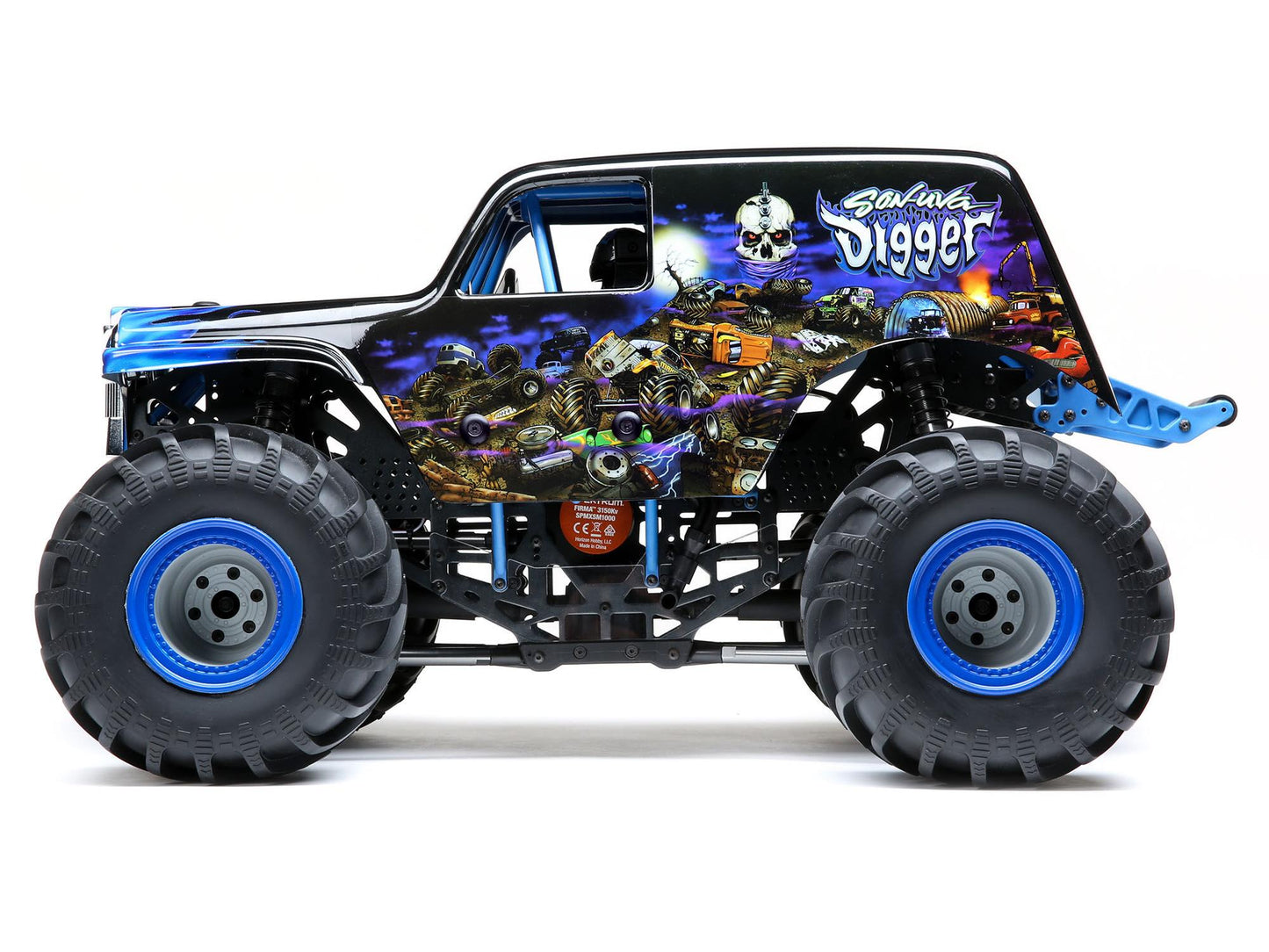 Losi SonUvaDigger 4WD Monstertruck met vaste as RTR LOS04021T2