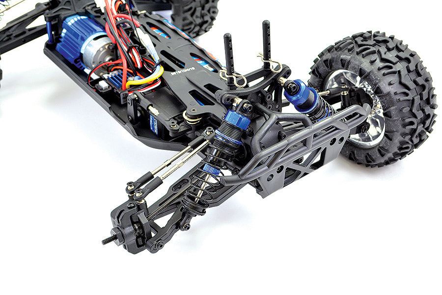 FTX Carnage 2.0 1/10 Brushed Truck 4wd RTR - Blauw FTX5537B (schaduwvoorraad)