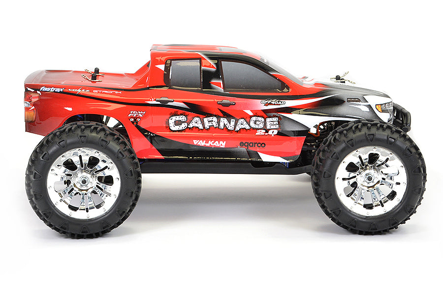 FTX Carnage 2.0 1/10 camion spazzolato 4wd RTR - rosso FTX5537R