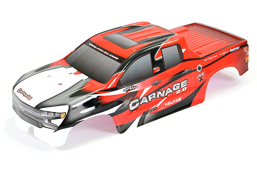 FTX Carnage 2.0 1/10 camion spazzolato 4wd RTR - rosso FTX5537R