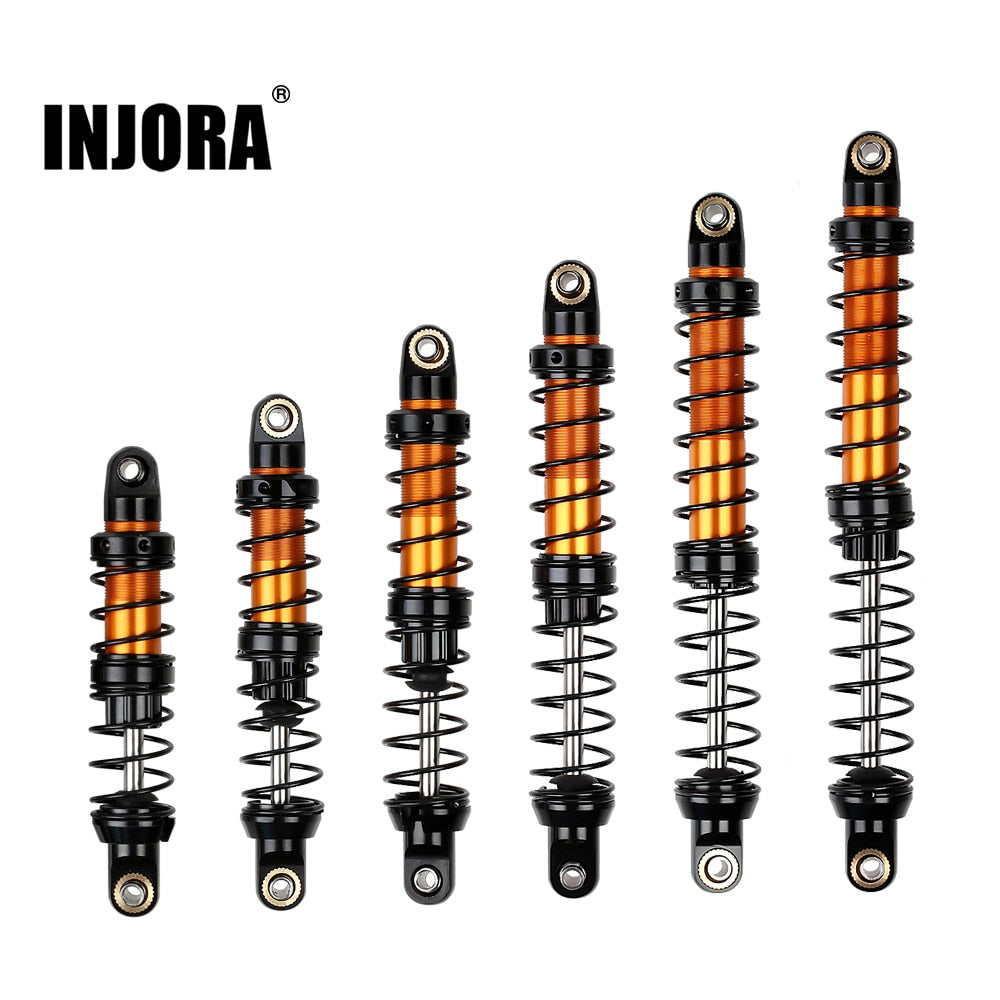 INJORA Metalen Schokdemper 70/80/90/100/110/120mm Olie Demper voor 1/10 RC Crawler Auto Axiale SCX10 90046 AXI03007 TRX4 TRX6