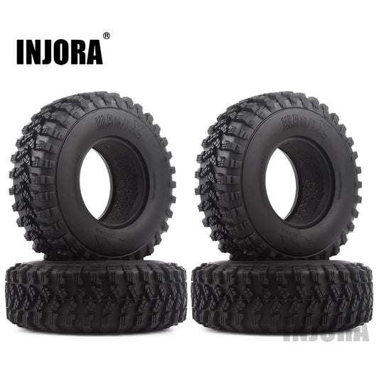 4PCS 1.9 "Gomma Voodoo KLR Pneumatici delle ruote 105*35mm per 1:10 RC Crawler Axial SCX10 D90 TF2 MST Tamiya