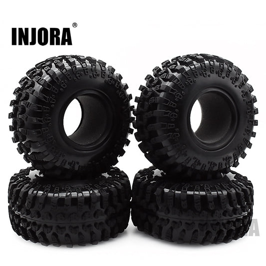 4PCS 2.2 Pneumatici in gomma per ruote per 1:10 RC Rock Crawler Axial SCX10 RR10 Wraith 90056 90045 90031 90020 YETI