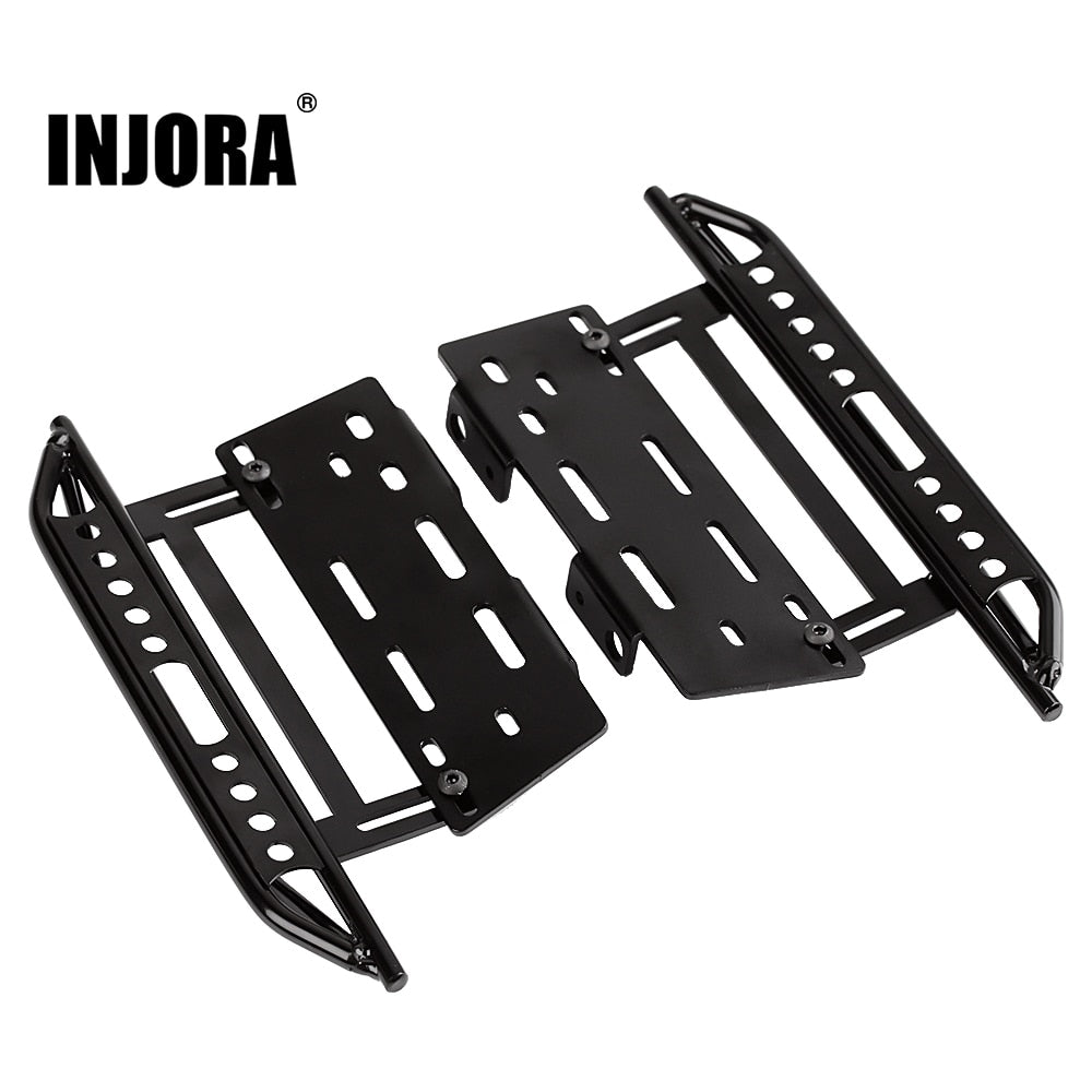 INJORA Rock Sliders Pedale in metallo Parte di aggiornamento per 1:10 RC Crawler Car Axial SCX10 SCX10 II 90046