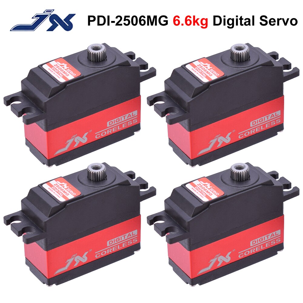 JX PDI-2506MG 6.6KG Metal Gear Digitale Coreless Servo Voor 450 500 RC Helicopter Voor RC helikopters en afstandsbediening auto's