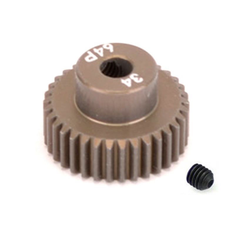 16434 - SMD 34 Tooth 64DP Pinion Gear for 1/10th and 1/12 Pan Car