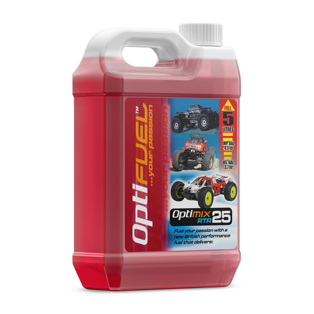 Optifuel OPTIMIX RTR 25% NITRO AUTOBRANDSTOF 5 LITER OP1009