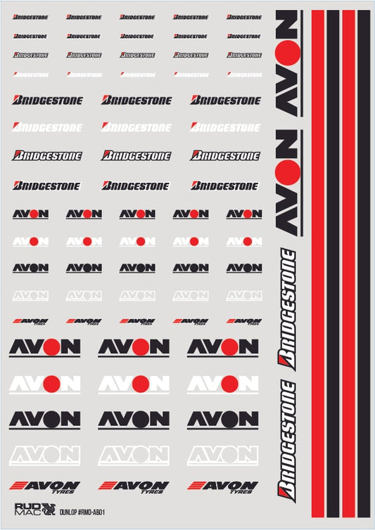 RudMac Avon / Bridgestone-stickers