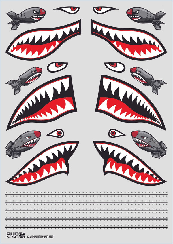 RudMac Sharkmouth Decals – RD Models