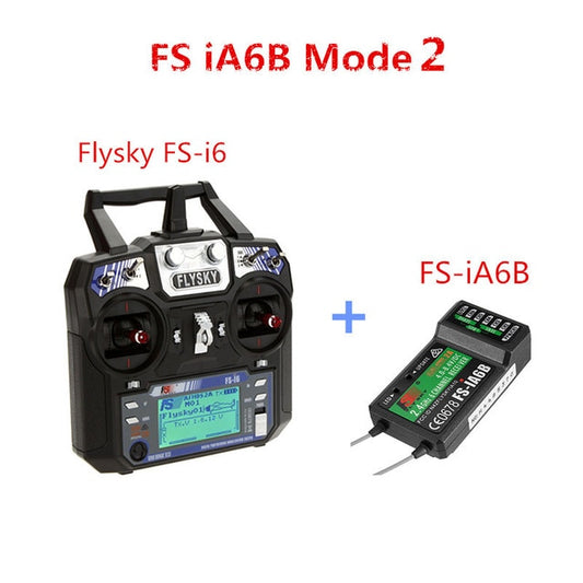FLYSKY FS-i6 I6 2.4G 6CH AFHDS 2A Rdio Transmitter IA6B X6B A8S Receiver