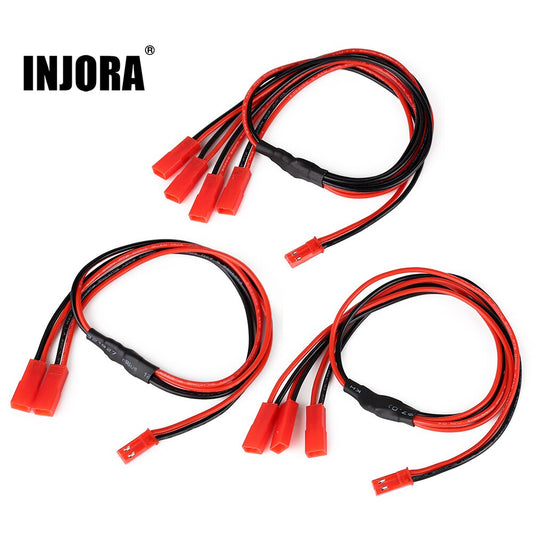 INJORA 1PCS 40cm JST Male to Female Wires Y Cable for RC Car Boat RC Mode Parts