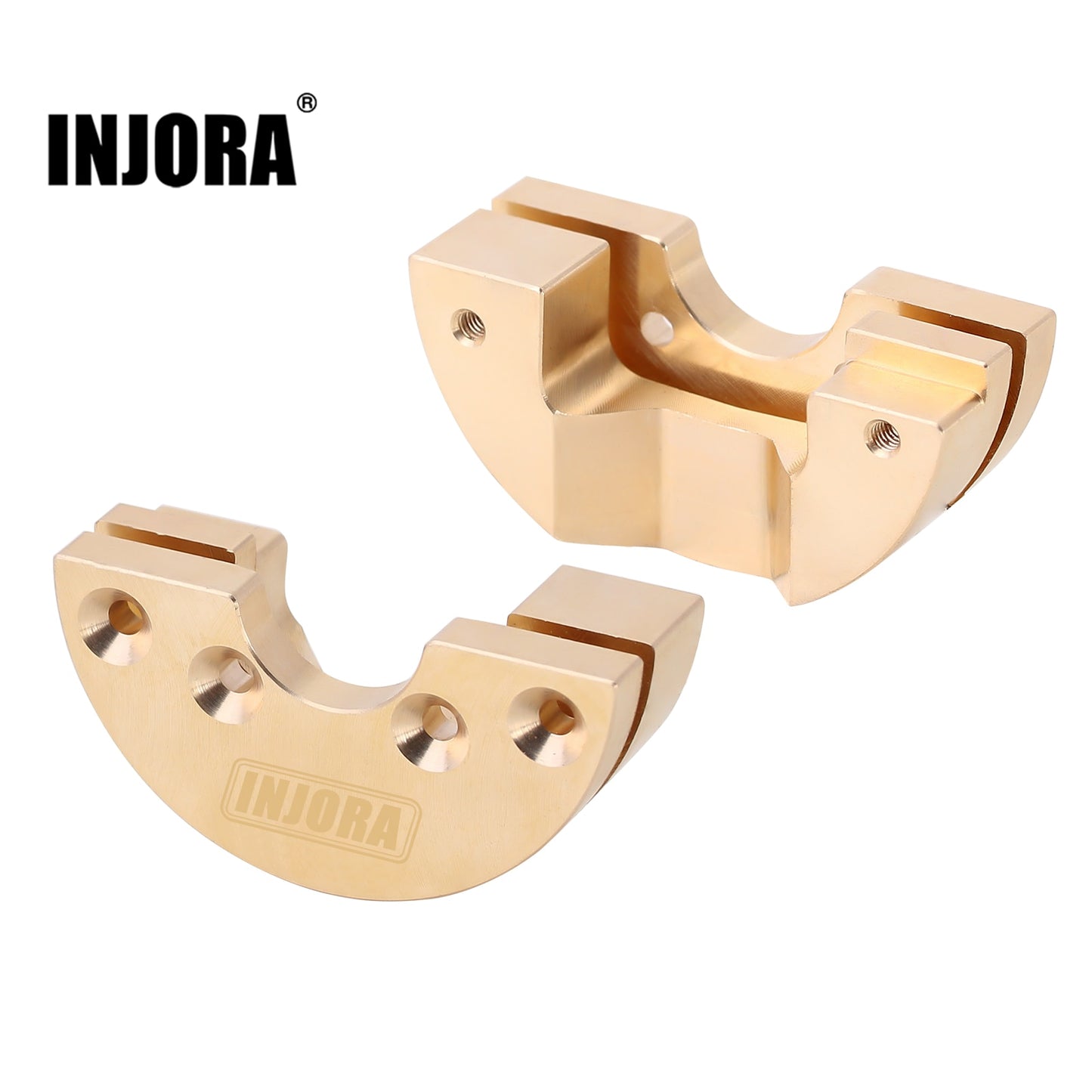 INJORA 27g 57g Pesi portale contrappeso in ottone 1/18 Axial UTB18 Capra Buggy Upgrade (UTB18-14)