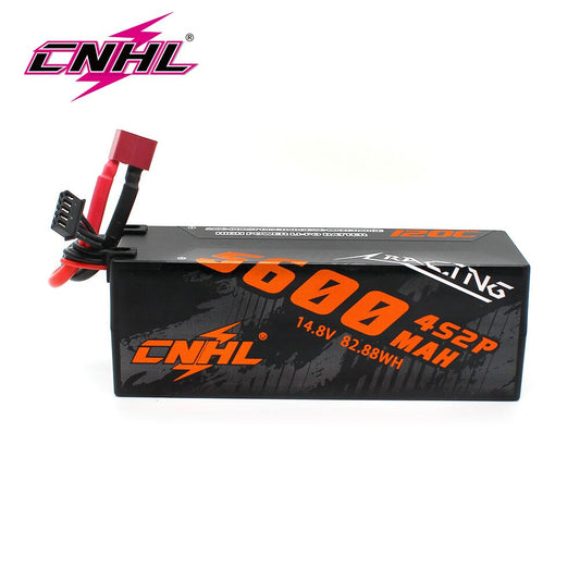CNHL 4S 14.8V Lipo Batterij 5600mAh 120C Racing Series Hard Case Met Deans EC5 Plug voor RC Auto Rally Truck Buggy Off-Road Boot