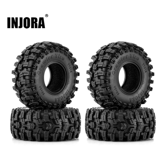 INJORA 58*24mm Moeras Stomper 1.0 "Wielbanden voor 1/24 1/18 RC Crawler Auto SCX24 AX24 TRX4M FCX24 (T1015)