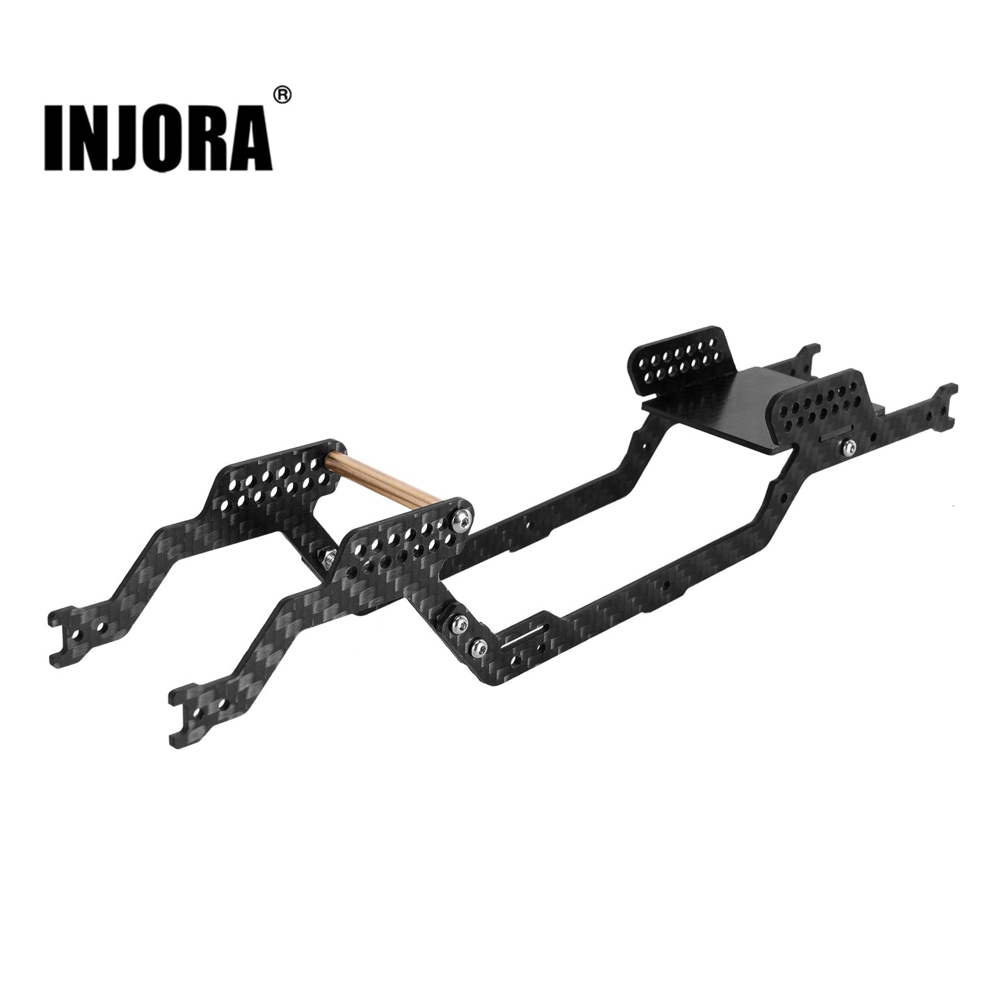 INJORA LCG Carbon Fiber Chassis Kit Frame Girder