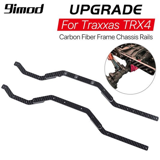 9imod Koolstofvezel Frame Chassis Rails voor Traxxas TRX4 Upgrades TRX-4 Accessoires RC Crawler Onderdelen 1/10 Lichtgewicht T410