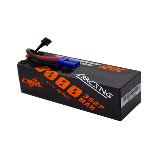 CNHL Lipo 3S 11.1V Battery 8000mAh 120C Hard Case Lipo Battery Racing Series With EC5 Plug  For RC Car Boat Rally Truck Buggy