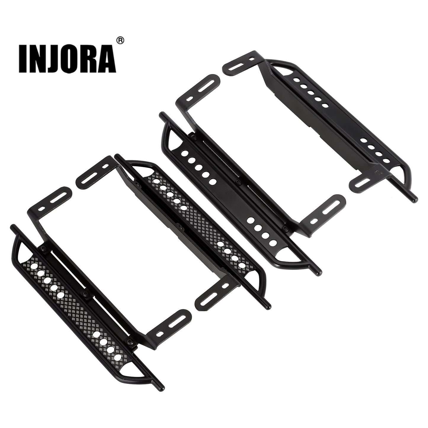 INJORA Metal Pedal Rock Sliders Upgrade for 1/10 RC Crawler Car TRX-4 TRX4 Upgrade